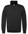 BA406 Id.004 ¼ Zip Sweatshirt Black colour image